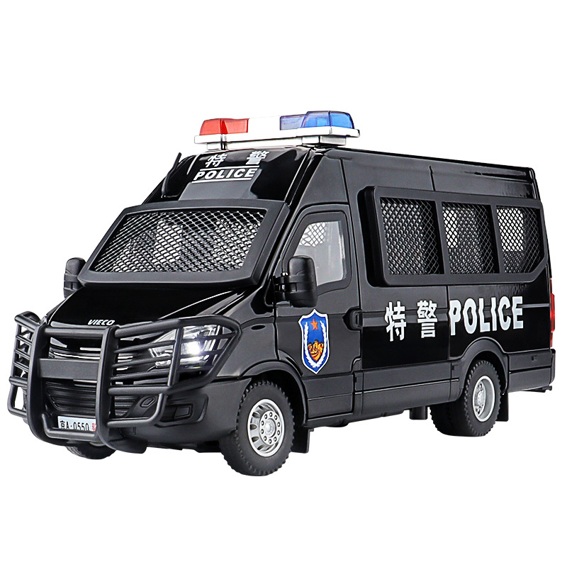 Home Security Police - 1:24 Alloy Iveco SWAT Anti Riot