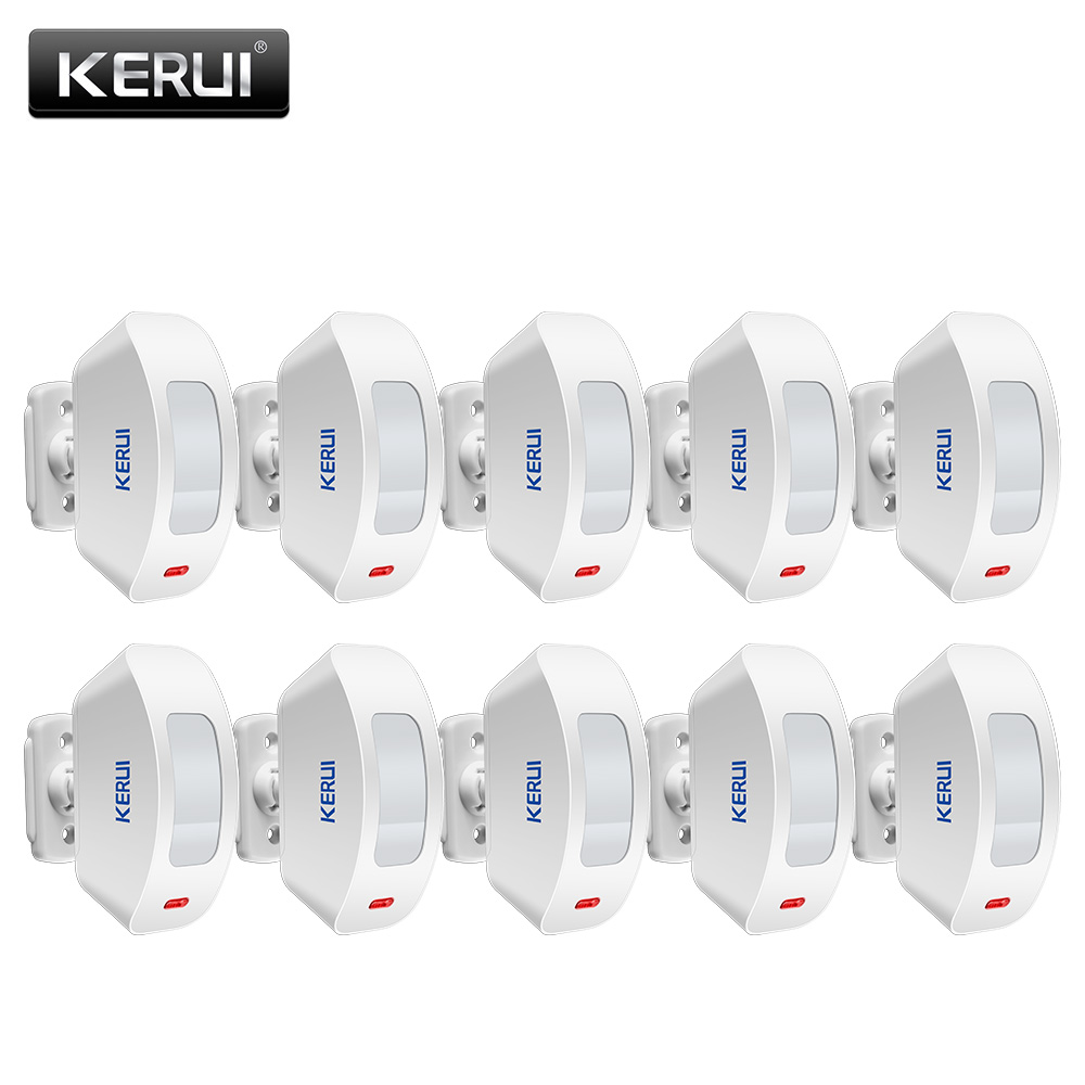 Sim Gsm Alarm - KERUI Wireless Curtain Infrared Detector Window