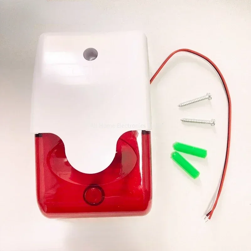 Home Security Police - Strobe Siren Alarm 103 dB Horn