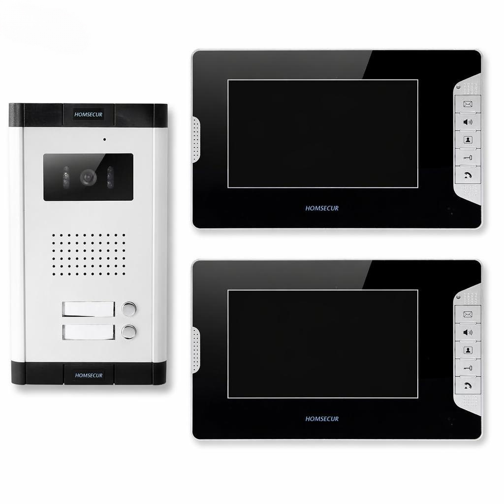 Home Security Kit With Camera - 4 Wire 2 Family Video Door