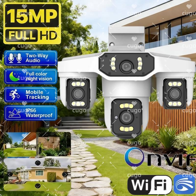 Home Security Police - 15MP 8K Wifi IP Camera Three