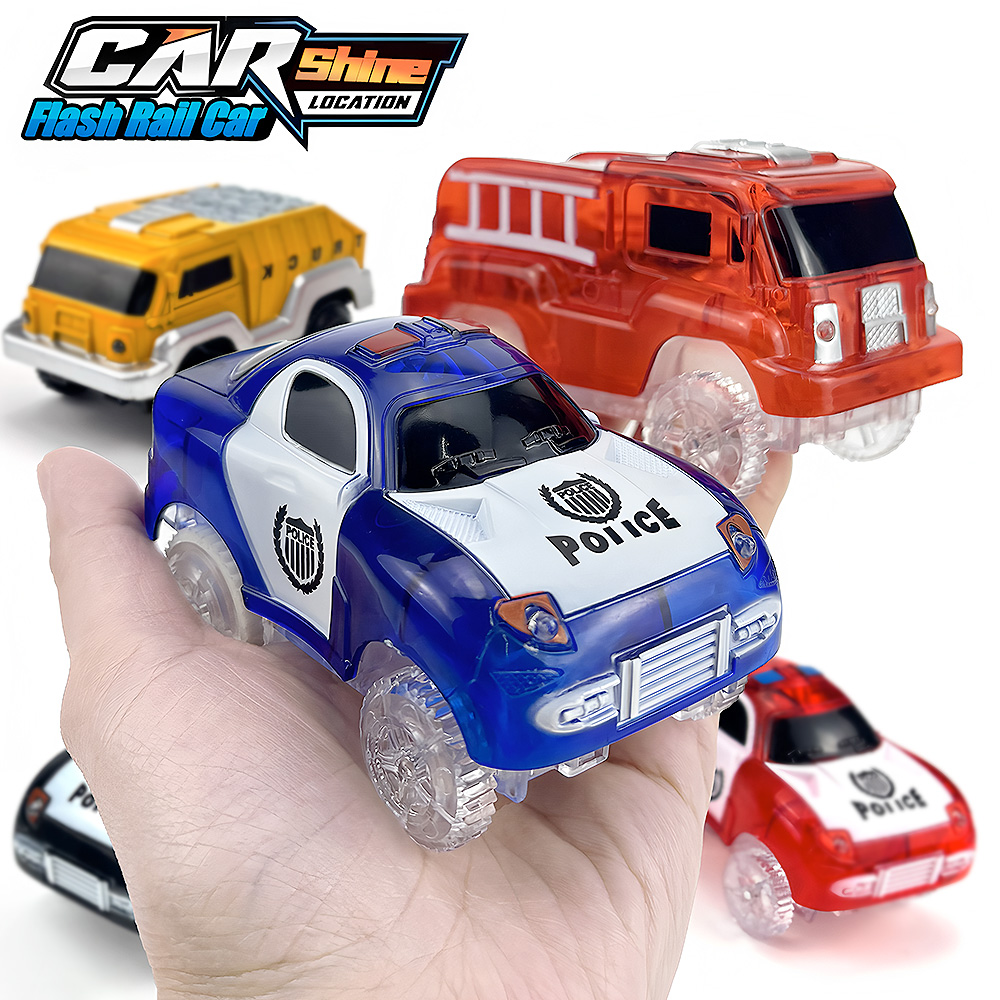 Home Security Police - Magic Glowing Race Cars, Police Jeep