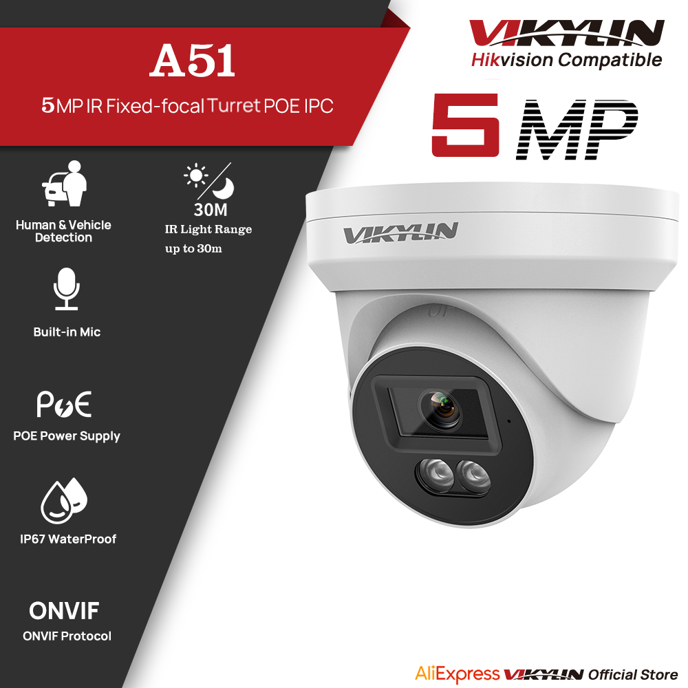 Home Security Service - VIKYLIN 5MP IP Security Camera with