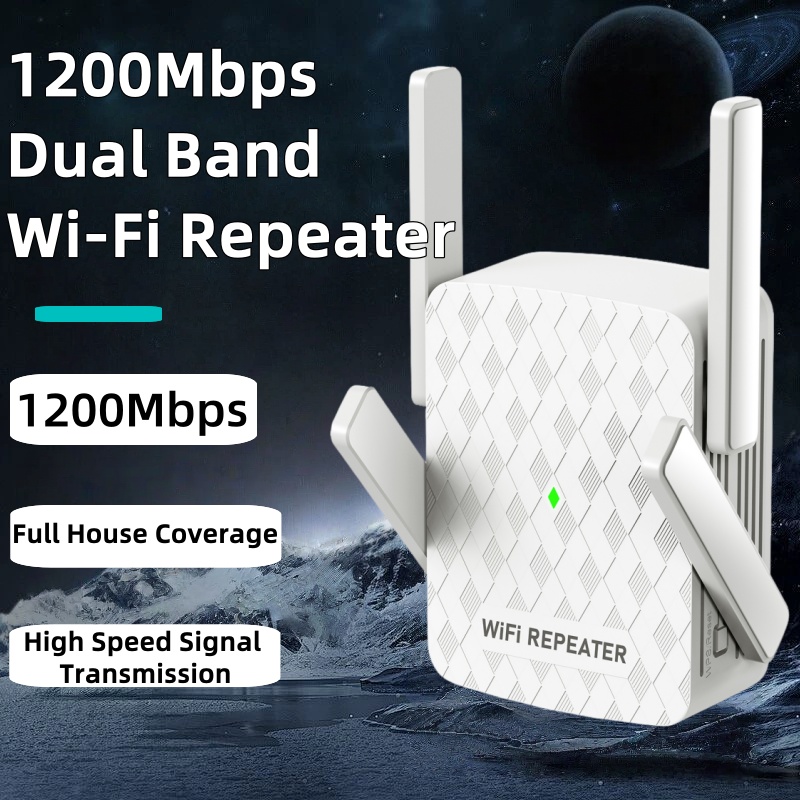 Home Security Outdoor - 1200Mbps Wireless Wifi Extender Wifi Repeater/Router