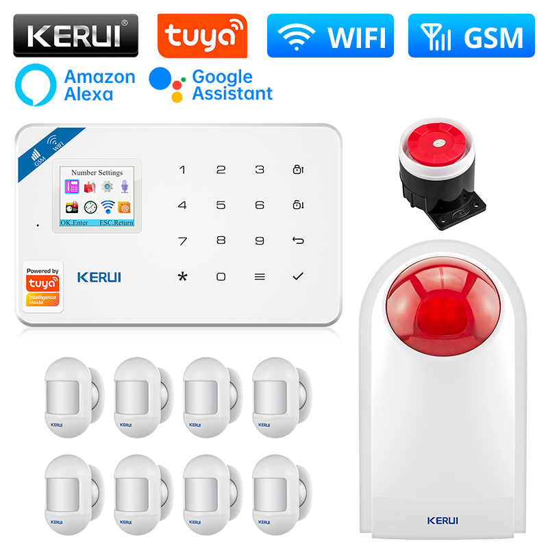 Home Security Units - KERUI Tuya Smart W181 Home Security