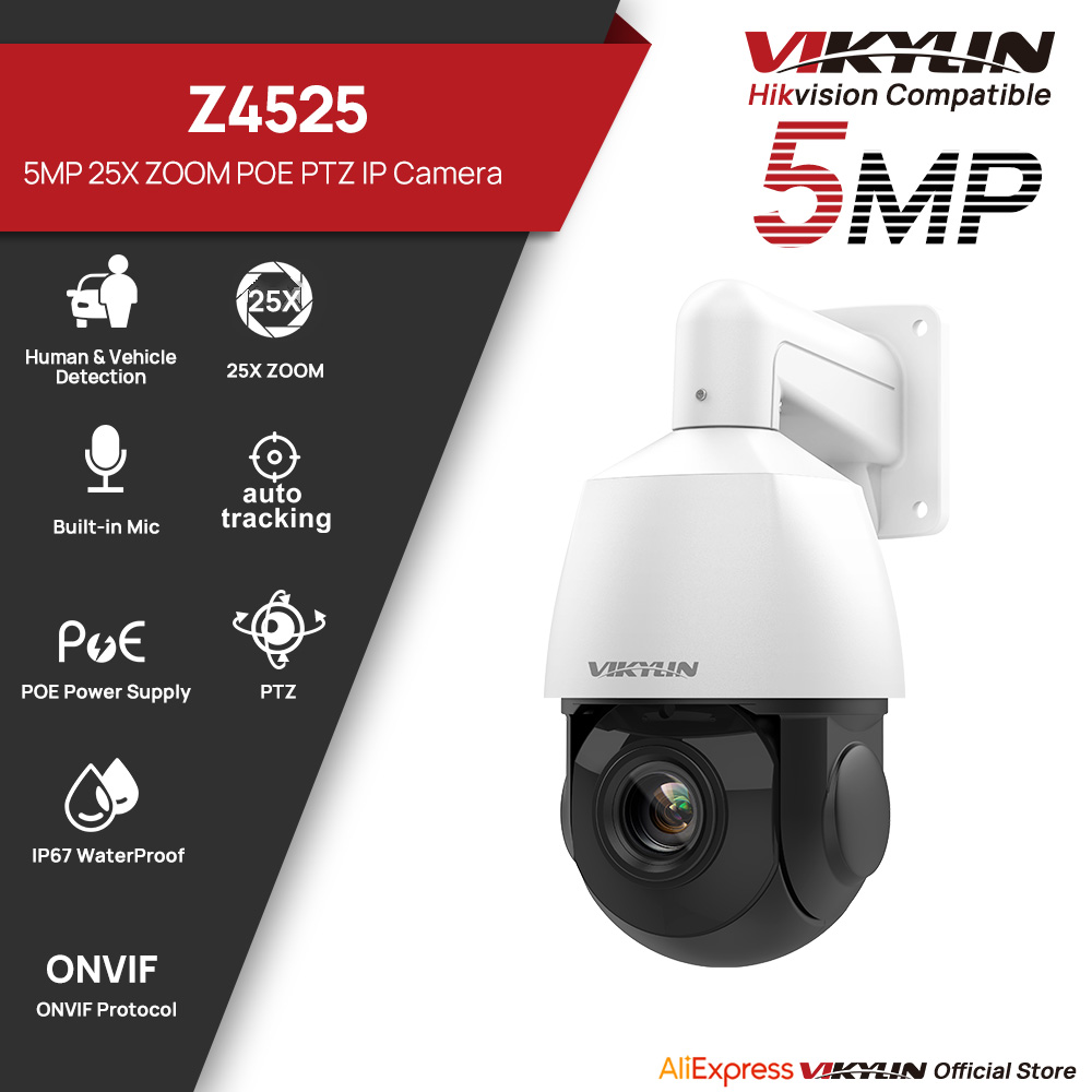 Home Security Service - Vikylin 5MP PTZ 25X Optical Zoom