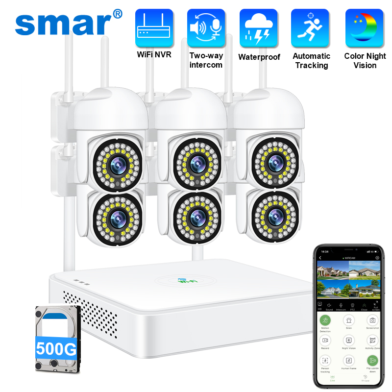 Sim Gsm Alarm - Smar 3MP Wireless CCTV Security Camera