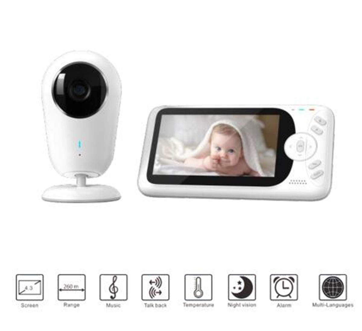 4.3inch 1080P Full HD Wireless - огляд і ціна Home Security Wireless Cameras