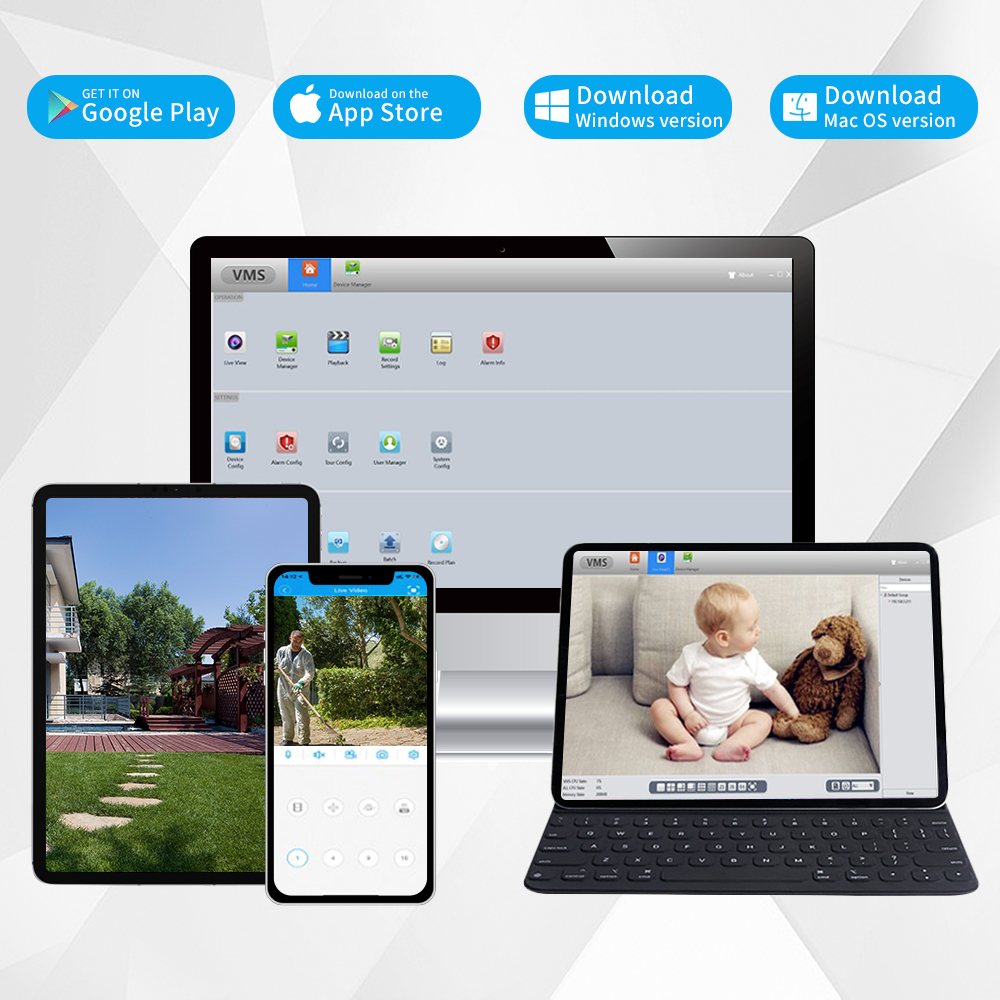 4K Security Camera System kit  - огляд і ціна Home Security Kit With Camera
