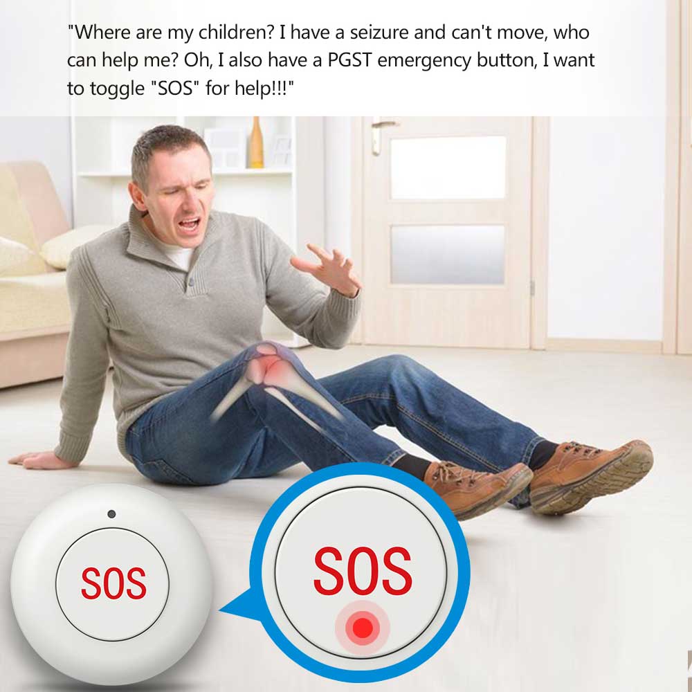 Wireless SOS Button Smart Home - огляд і ціна Sim Gsm Alarm