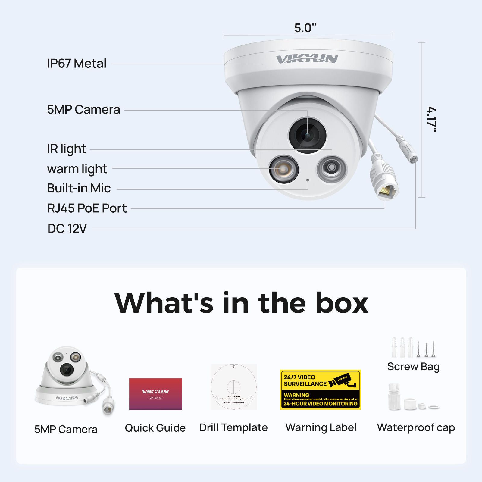 VIKYLIN 5MP Smart Dual Light I - огляд і ціна Home Security Service