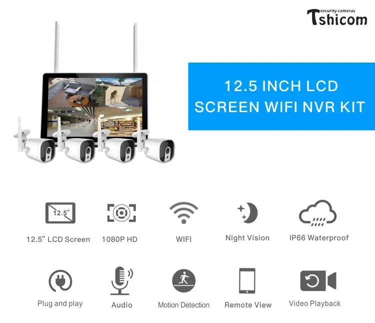 TUYA Smart Wi-Fi 4CH NVR Kit 1 - огляд і ціна Home Security Kit With Camera