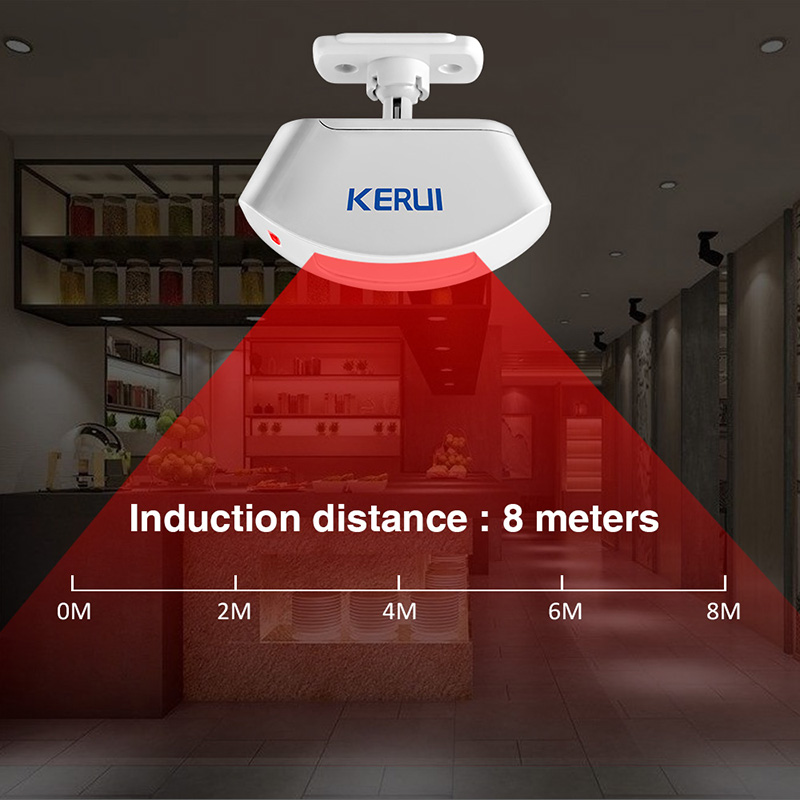 KERUI Wireless Curtain Infrare - огляд і ціна Sim Gsm Alarm