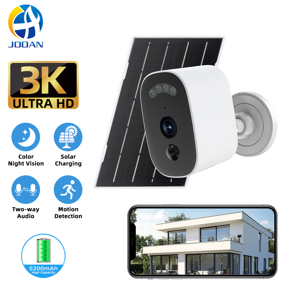Jooan 3K HD Solar Security Cam - огляд і ціна Home Security Wireless Cameras