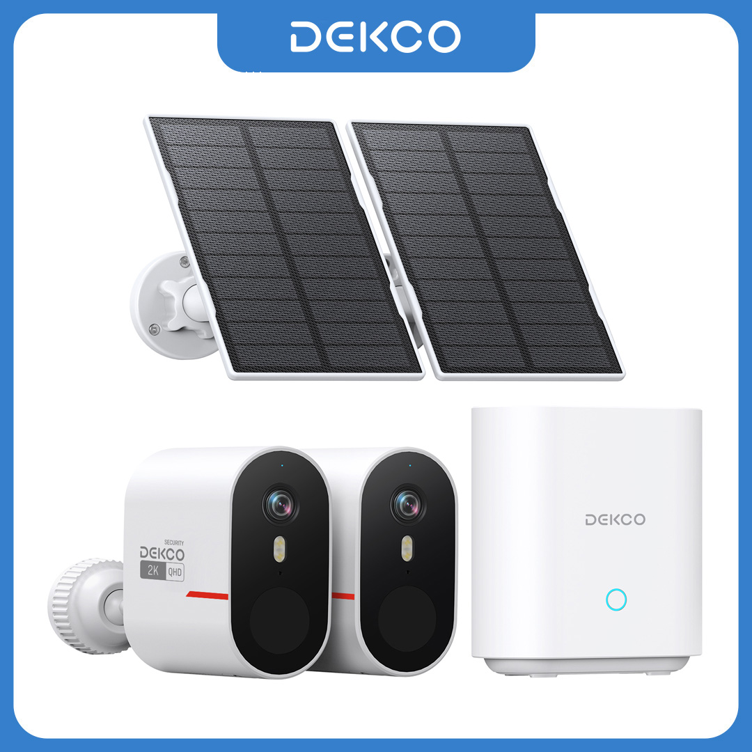 Dekco 3MP WiFi Solar Camera Sy - огляд і ціна Home Security Kit With Camera