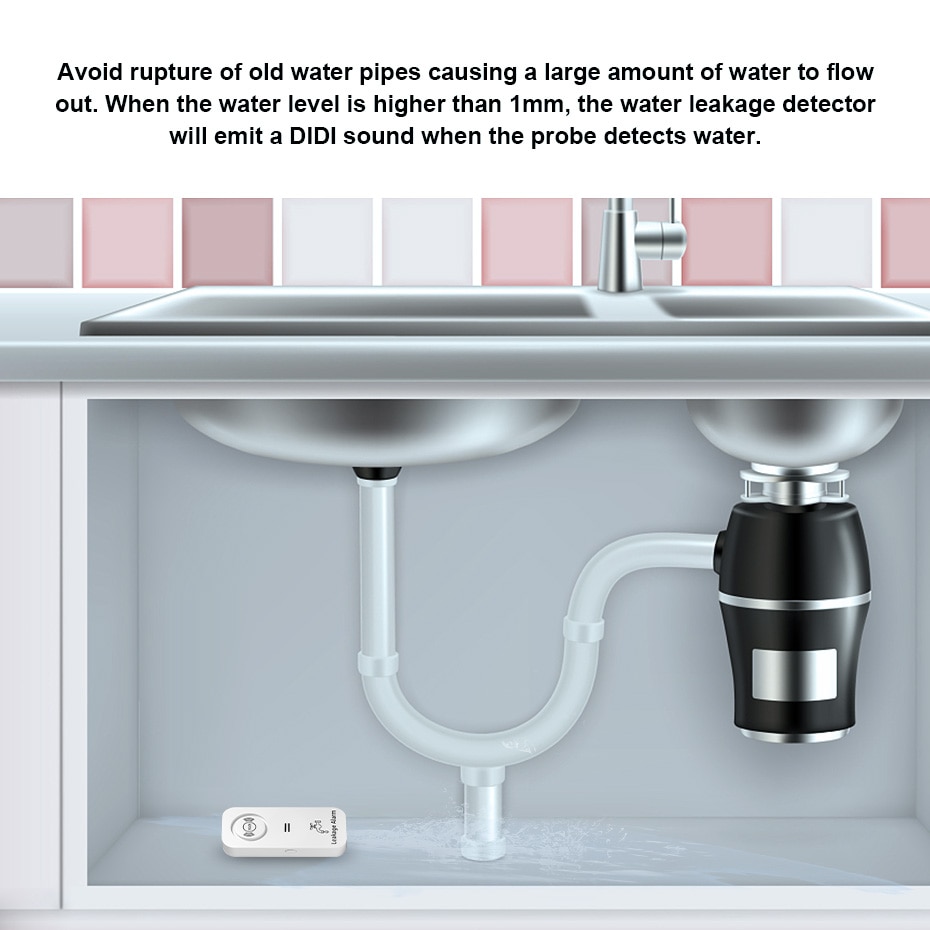 KERUI Wireless Water Sensor 90 - огляд і ціна Home Security Outdoor