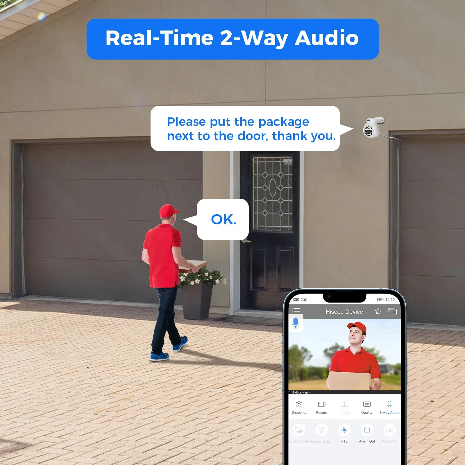 Hiseeu Automatic Tracking 5mp  - огляд і ціна Home Security Kit With Camera
