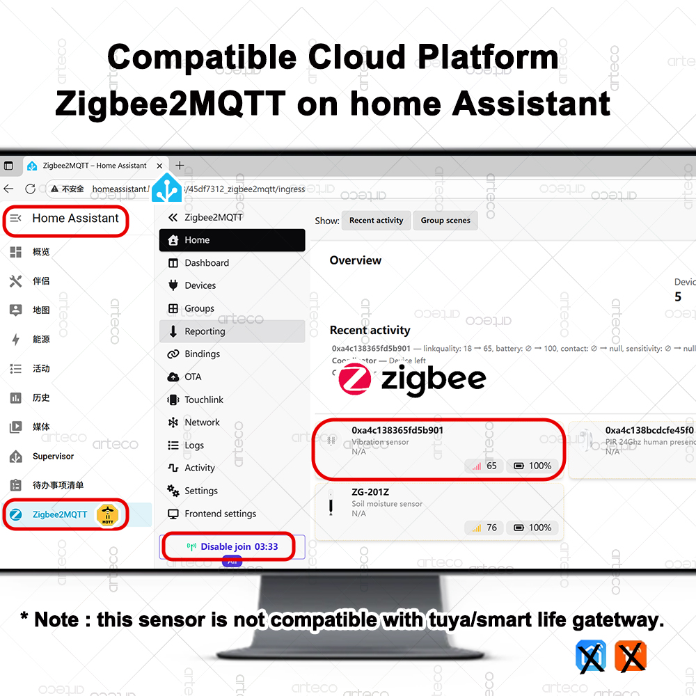 ZigBee Smart Vibration Sensor  - огляд і ціна Home Security Monitoring