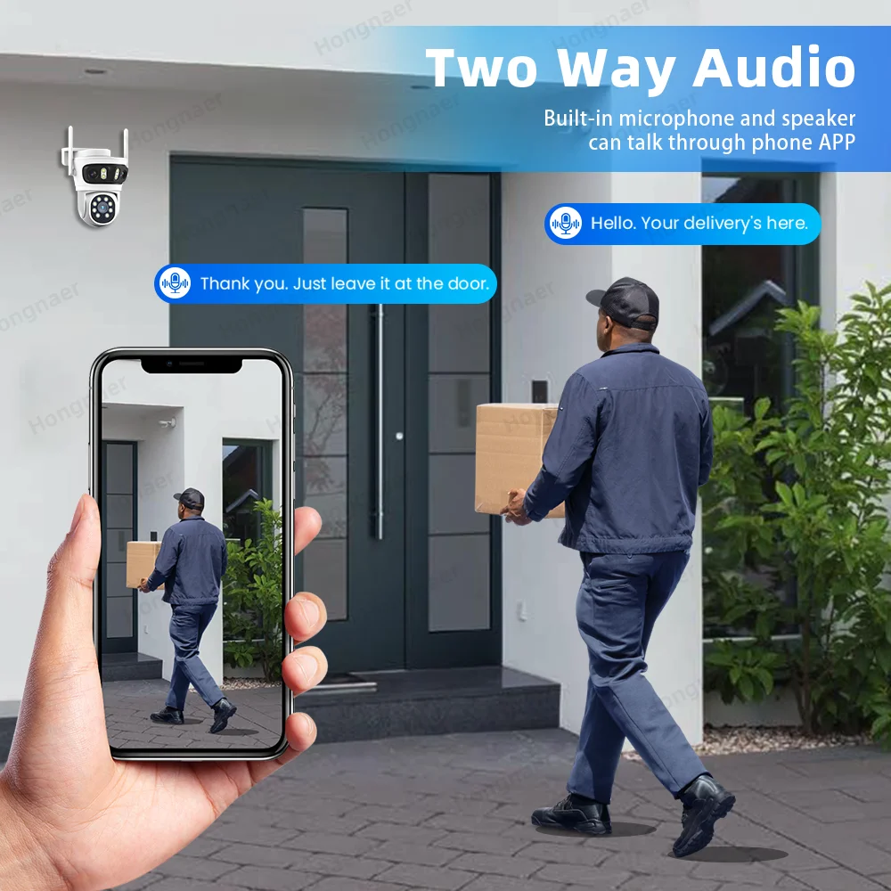 2026 Hongnaer 6MP 4CH 3 Lens 2 - огляд і ціна Home Security Kit With Camera