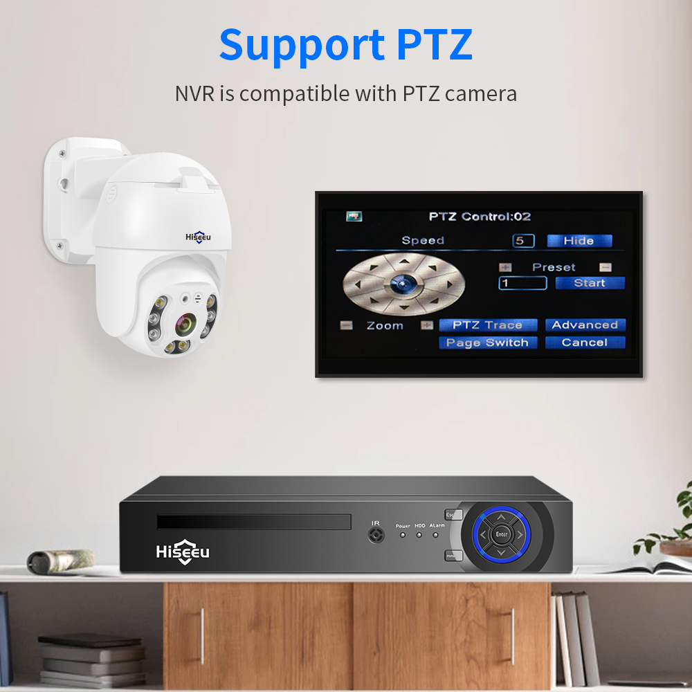 Hiseeu 4CH 10CH 16CH 4K 8MP 5M - огляд і ціна Home Security With Cameras