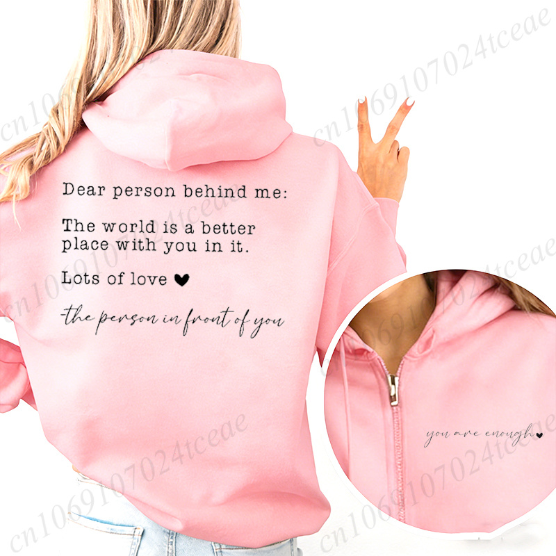 Dear Person Behind Me Zip Up H - огляд і ціна Home Security Companies Near Me