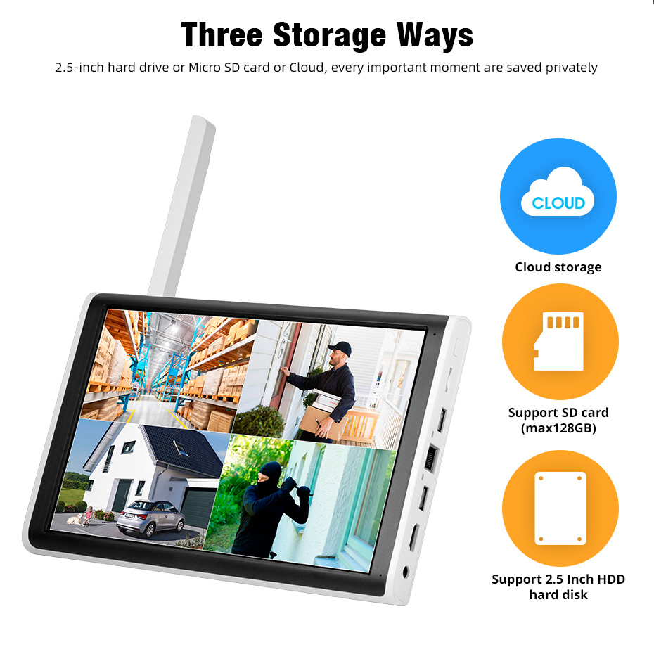 KERUI 2K 3K 4MP 8CH NVR WIFI O - огляд і ціна Home Security Monitoring