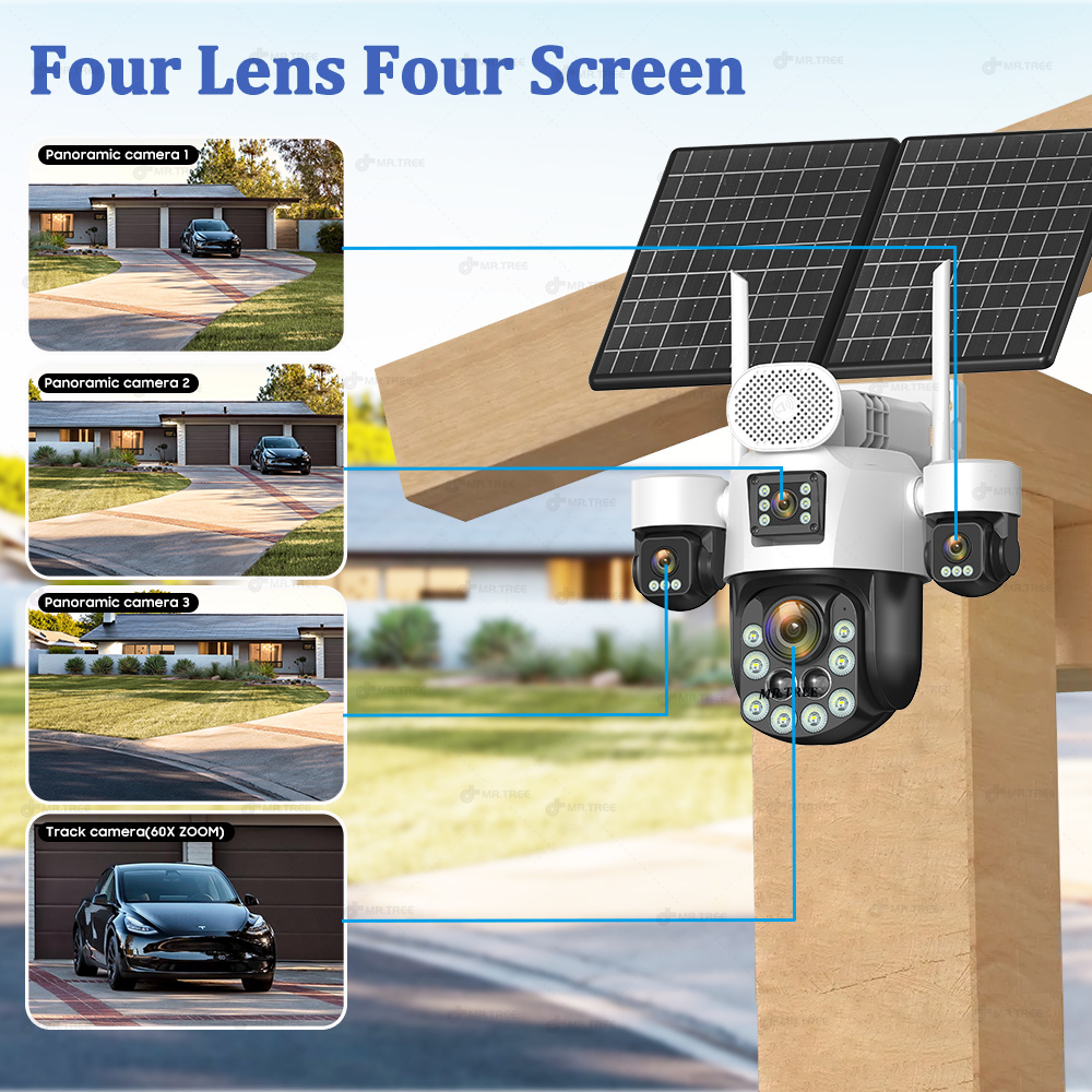 AOV Four Lens Outdoor Surveill - огляд і ціна Home Security Battery