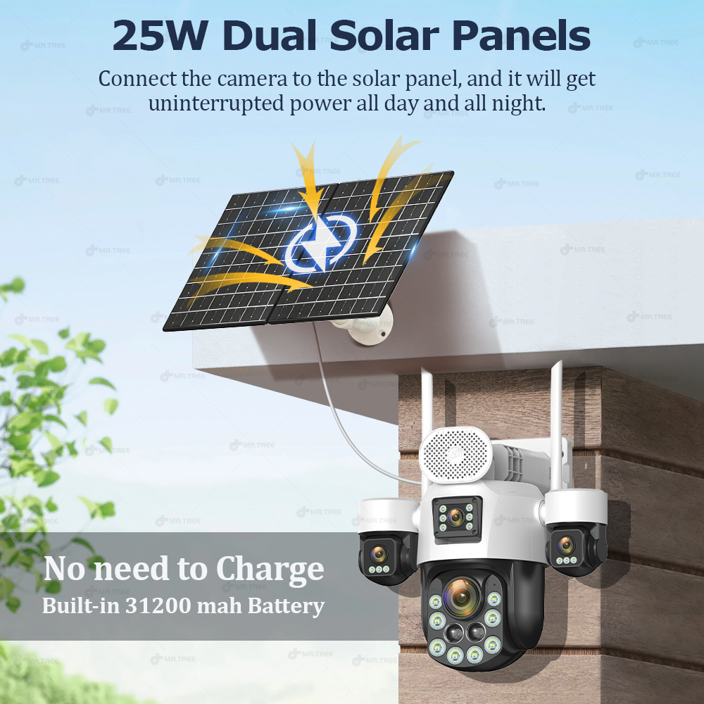 AOV Four Lens Outdoor Surveill - огляд і ціна Home Security Battery