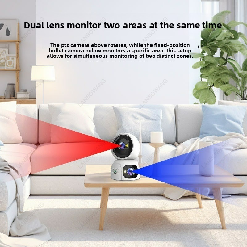 4MP Wireless PTZ IP Dome Camer - огляд і ціна Home Security Wireless Cameras