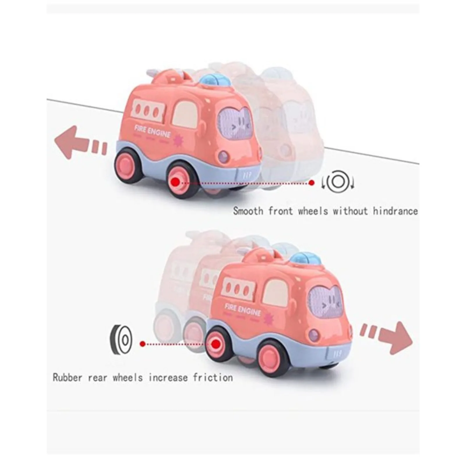 Pull Back Vehicle Toy Toddlers - огляд і ціна Home Security Police