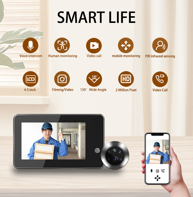 4.3inch Tuya Smartlife WiFi Do - огляд і ціна Home Security Wireless Cameras
