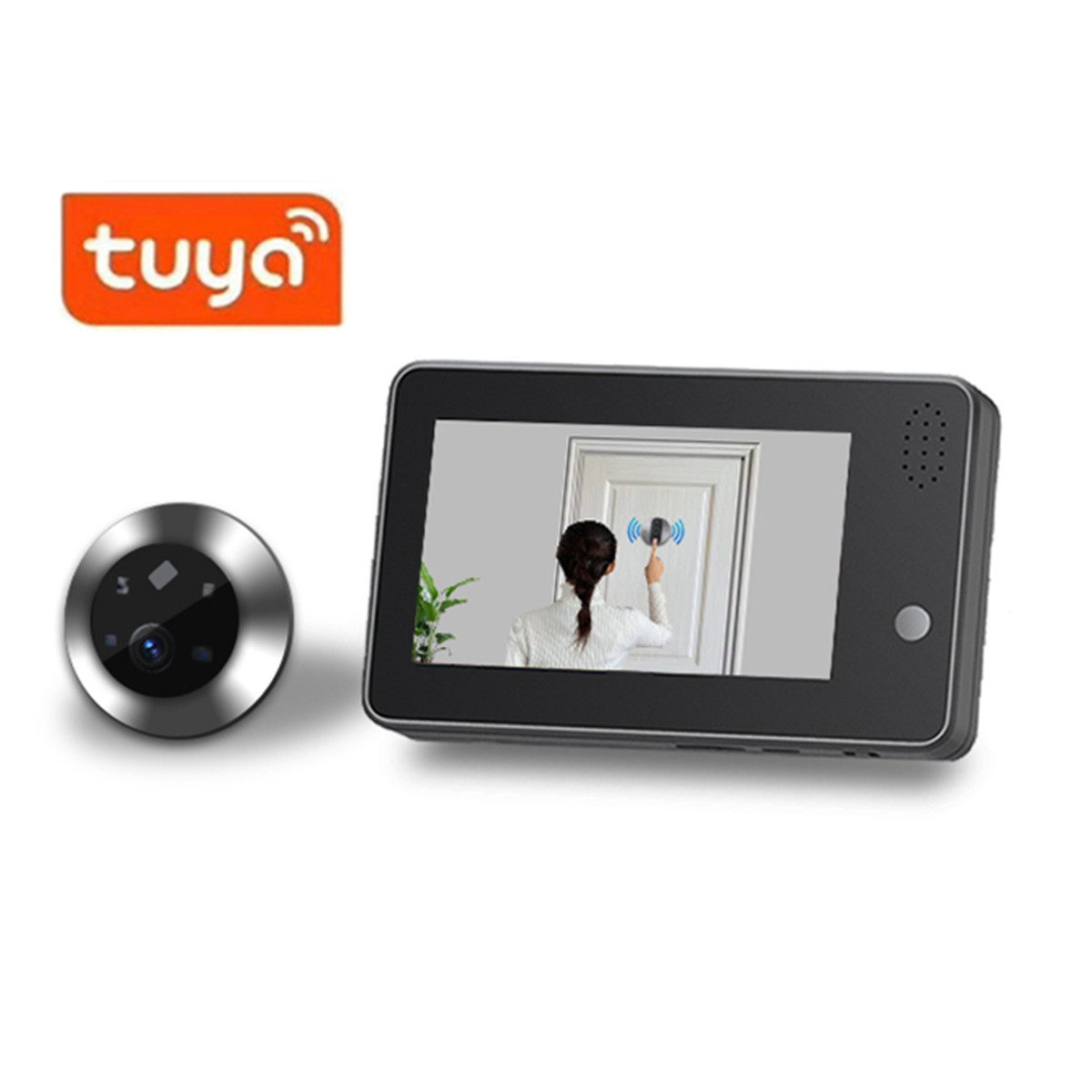 4.3inch Tuya Smartlife WiFi Do - огляд і ціна Home Security Wireless Cameras