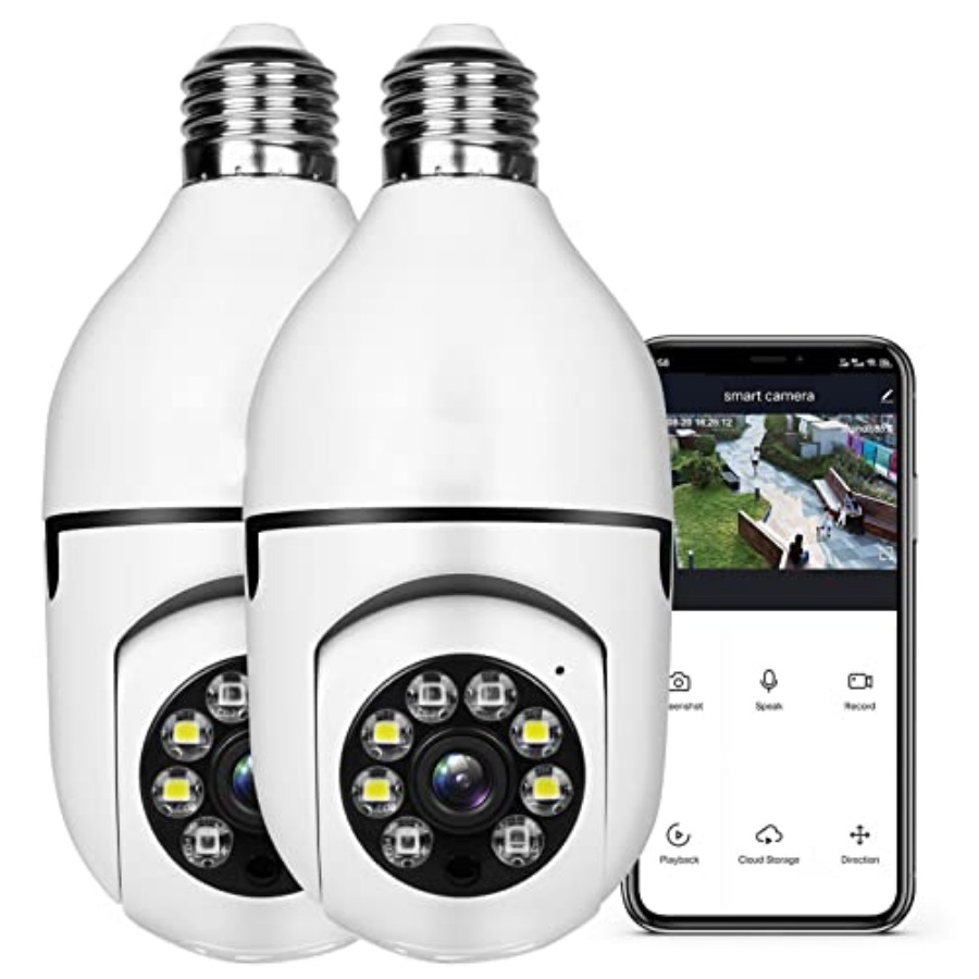 Light Bulb 1080P Security Wire - огляд і ціна Home Security Usa