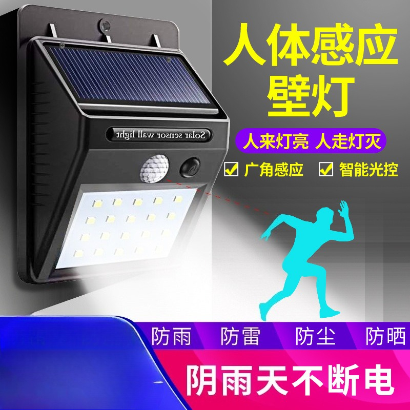 Solar Human Motion Sensor Wall - огляд і ціна Home Security Outdoor