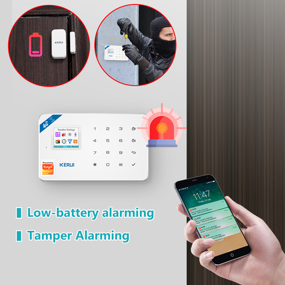 KERUI Tuya Smart W181 Home Sec - огляд і ціна Home Security Units