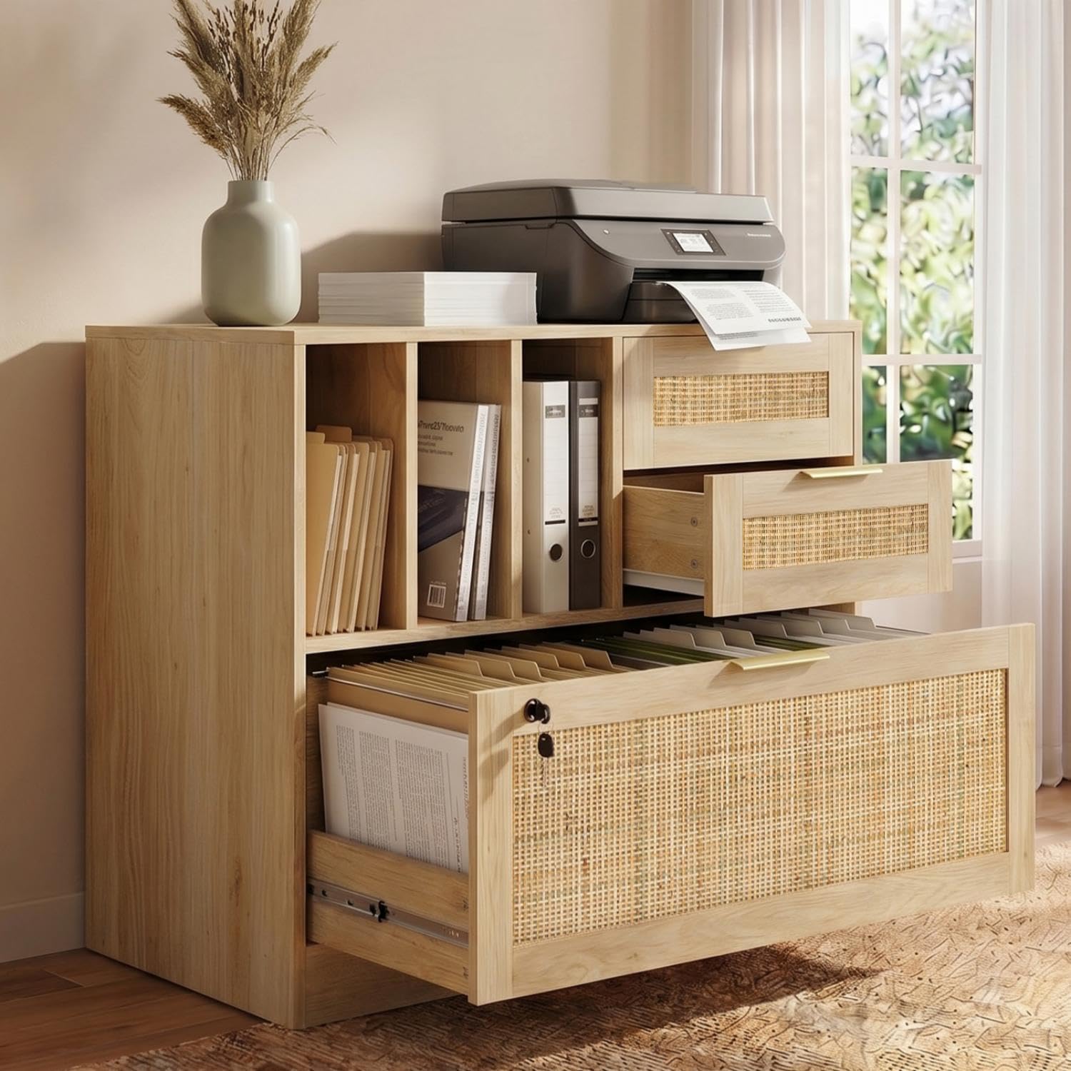 Three Drawer Lateral Wood Ratt - огляд і ціна Home Security Units