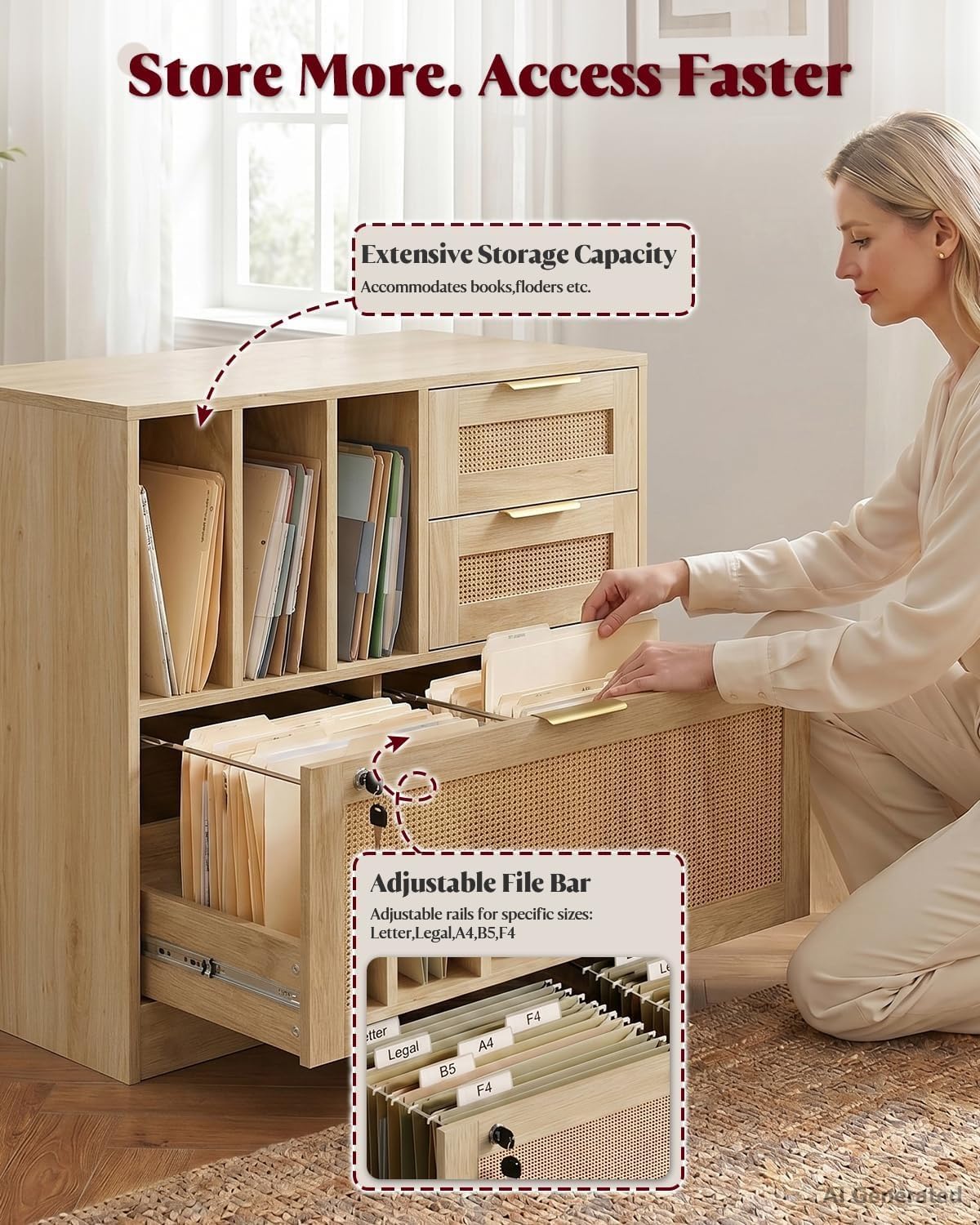 Three Drawer Lateral Wood Ratt - огляд і ціна Home Security Units