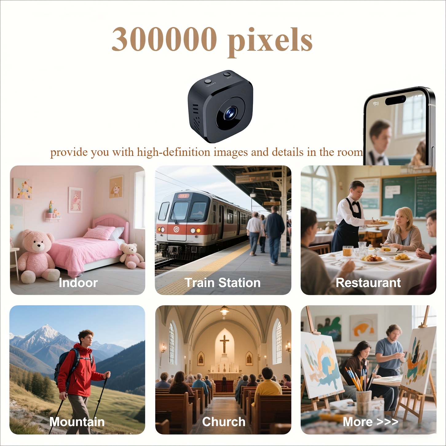 1080P HD Mini WiFi Camera Indo - огляд і ціна Home Security With Cameras