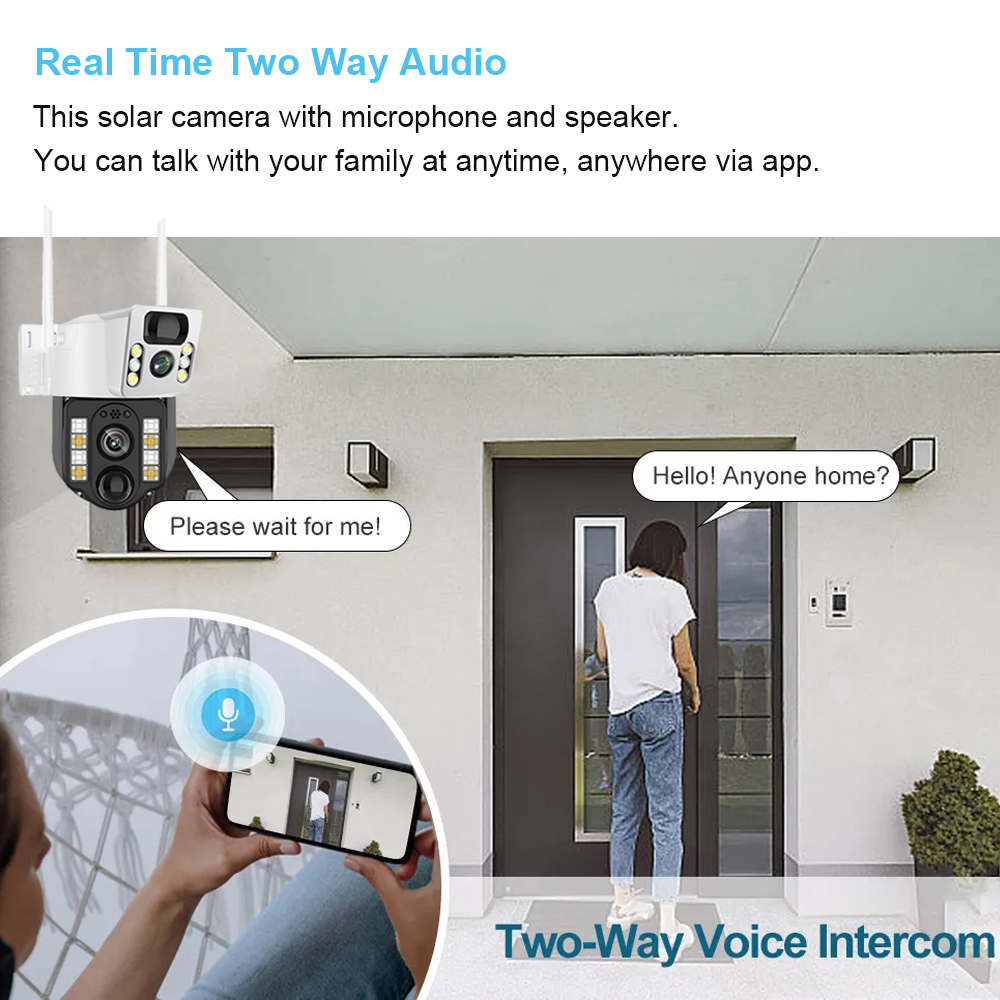 WiFi/4G Solar Camera IP CCTV S - огляд і ціна Home Security Wireless Cameras