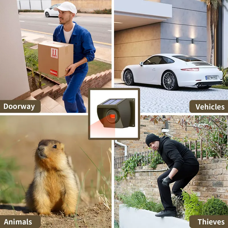 Outdoor Solar - Powered Wirele - огляд і ціна Home Security Usa
