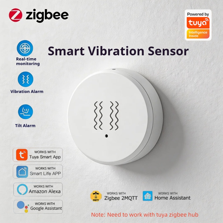 Tuya Zigbee Smart Vibration Se - огляд і ціна Home Security Alarm