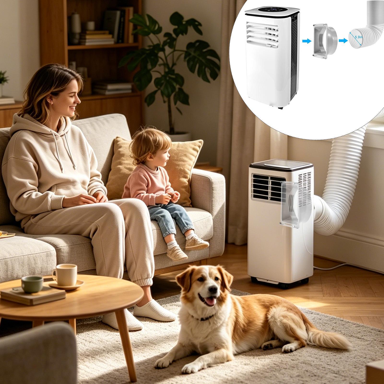 5.9 Inch Square Ac Exhaust Hos - огляд і ціна Home Security Units