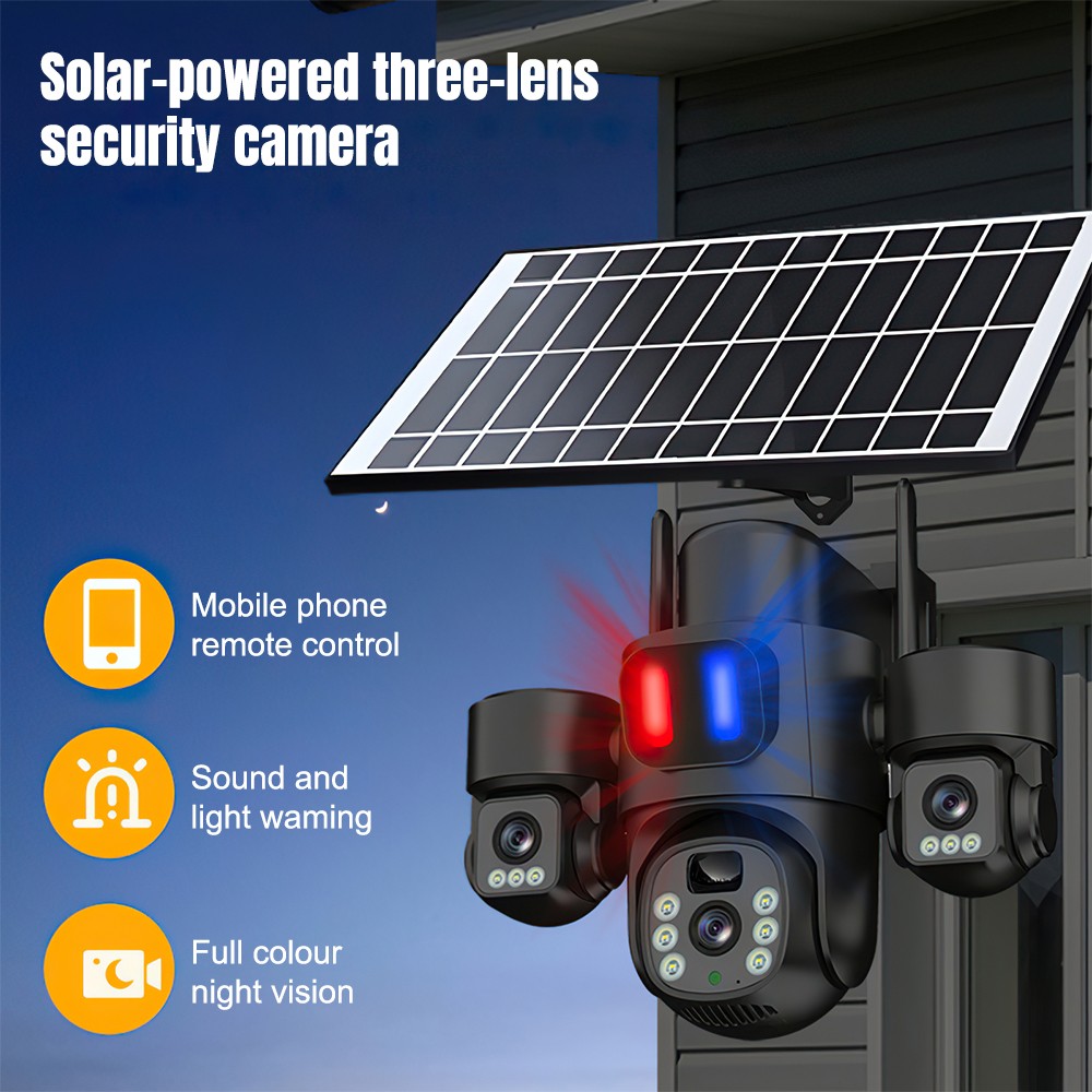 Solar WiFi PTZ Camera Outdoor  - огляд і ціна Home Security Wireless Cameras