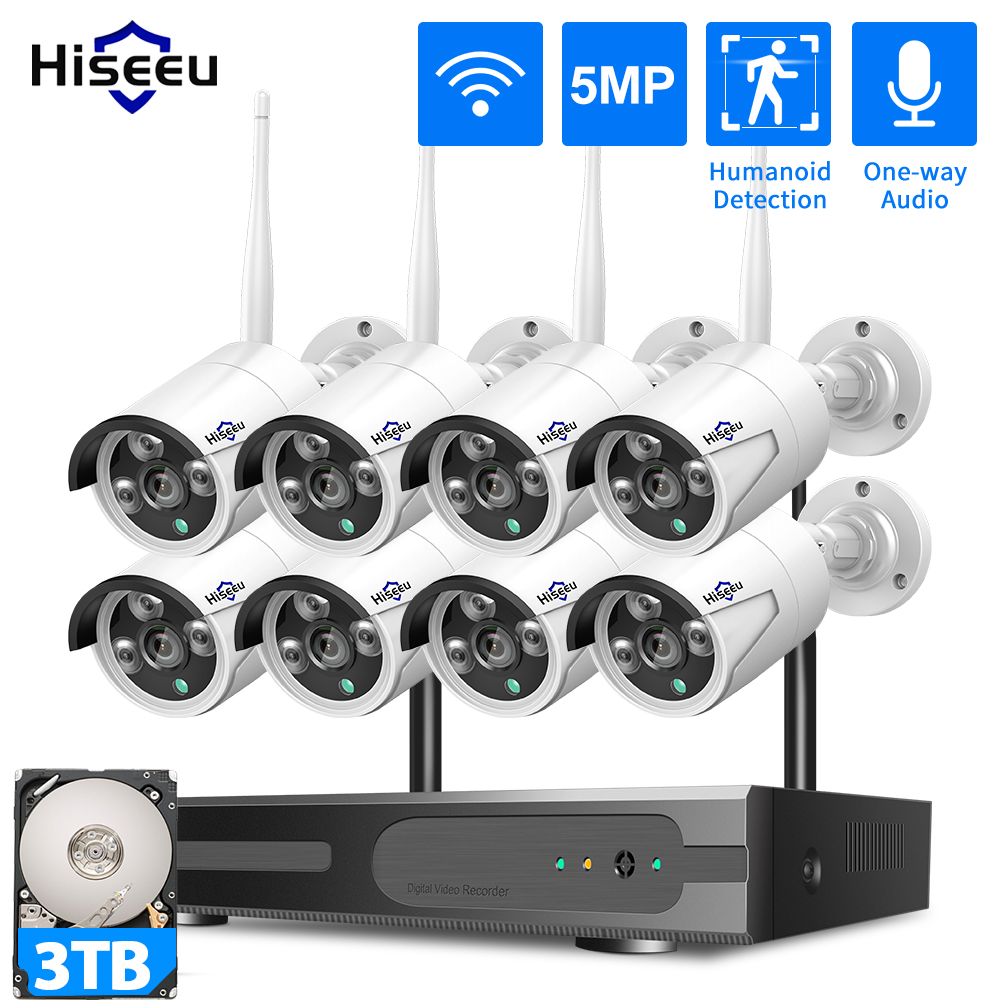 Hiseeu 3/5/8MP WiFi CCTV Camer - огляд і ціна Home Security Wireless Cameras