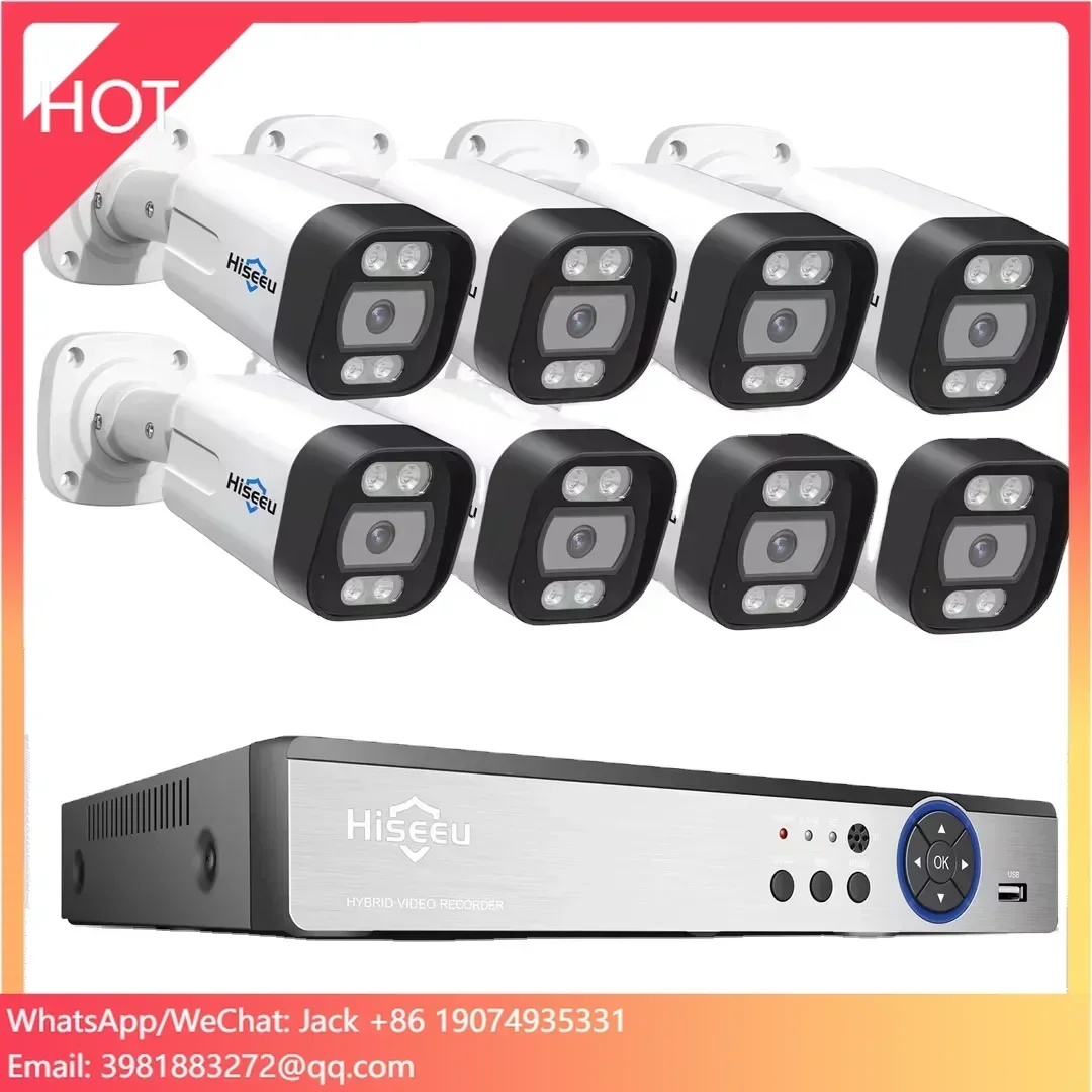 Hiseeu 4K 8channel 8mp Outdoor - огляд і ціна Home Security Kit With Camera
