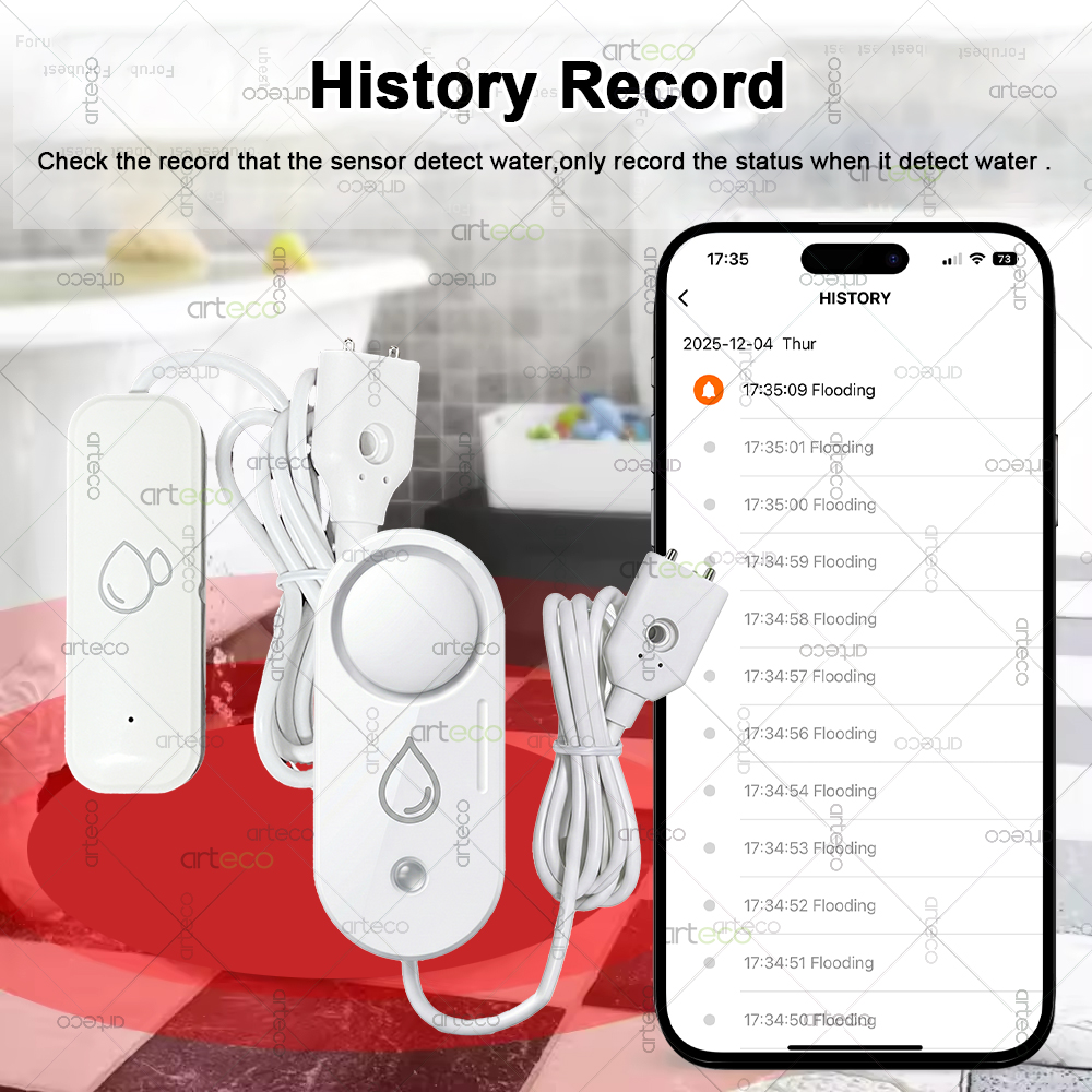 Zigbee Water Leakage Sensor Fl - огляд і ціна Home Security Alarm