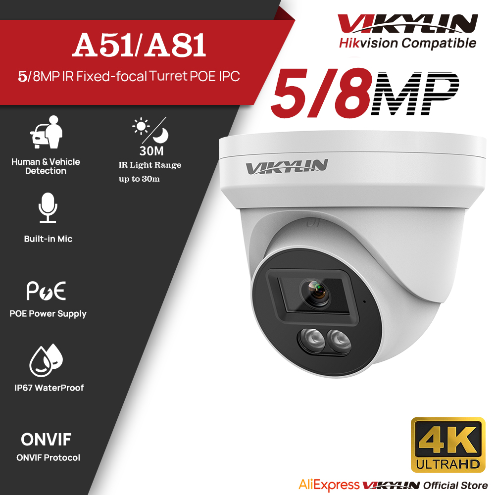 VIKYLIN 5/8MP HD IP Security C - огляд і ціна Home Security Service
