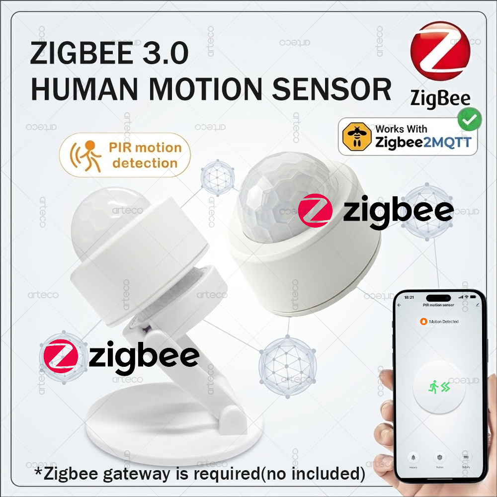 Zigbee 3.0 Mini PIR Motion Sen - огляд і ціна Home Security Alarm