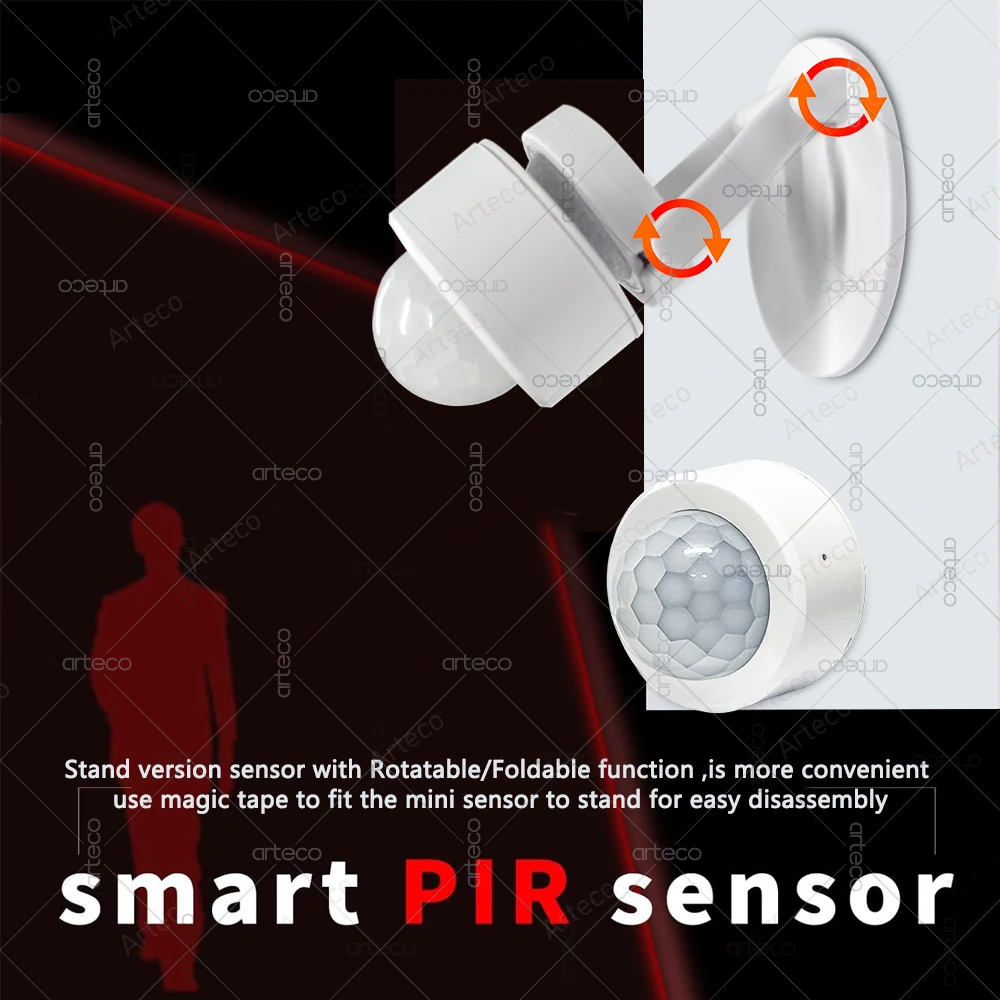 Zigbee 3.0 Mini PIR Motion Sen - огляд і ціна Home Security Alarm