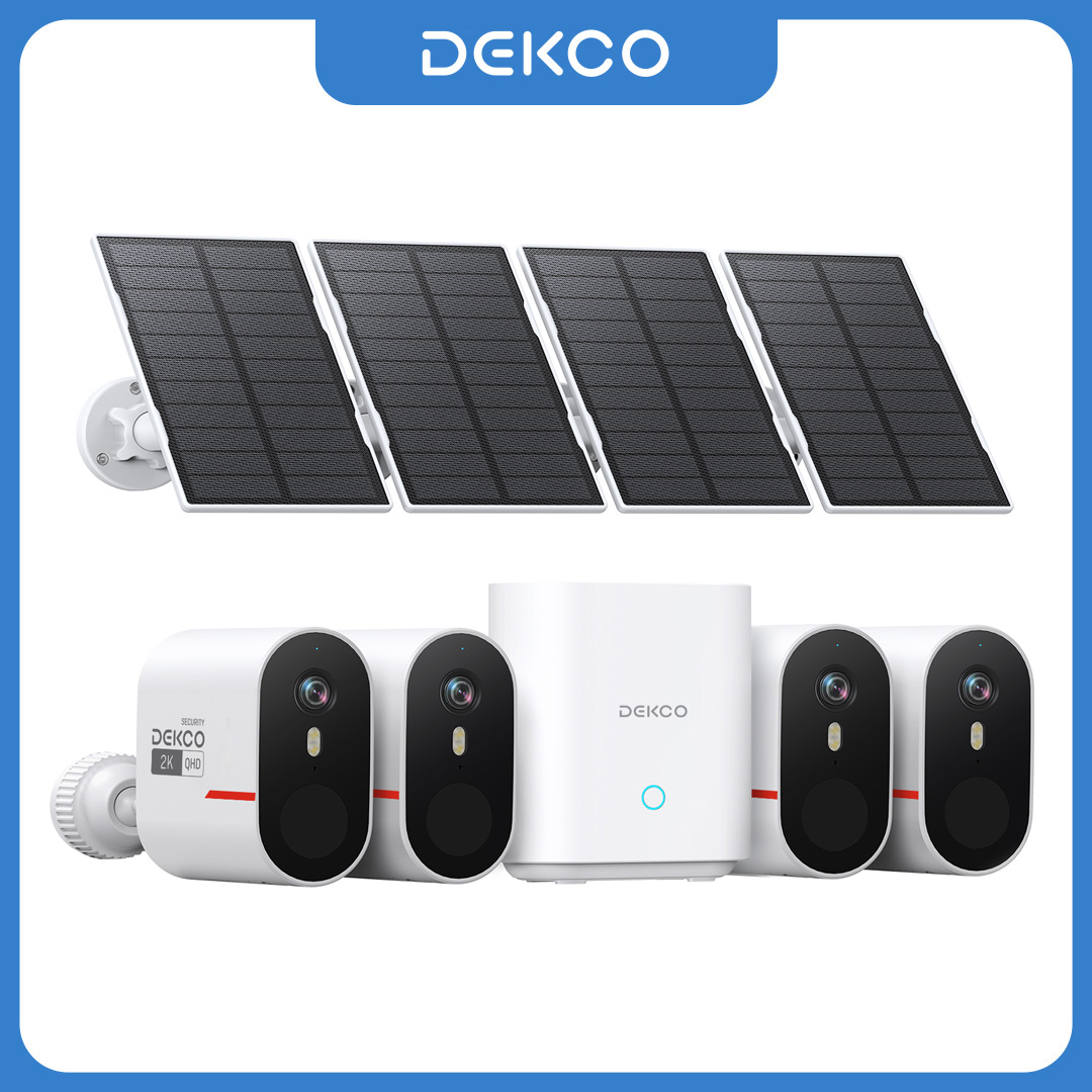 Dekco 3MP WiFi Solar Camera Sy - огляд і ціна Home Security Kit With Camera